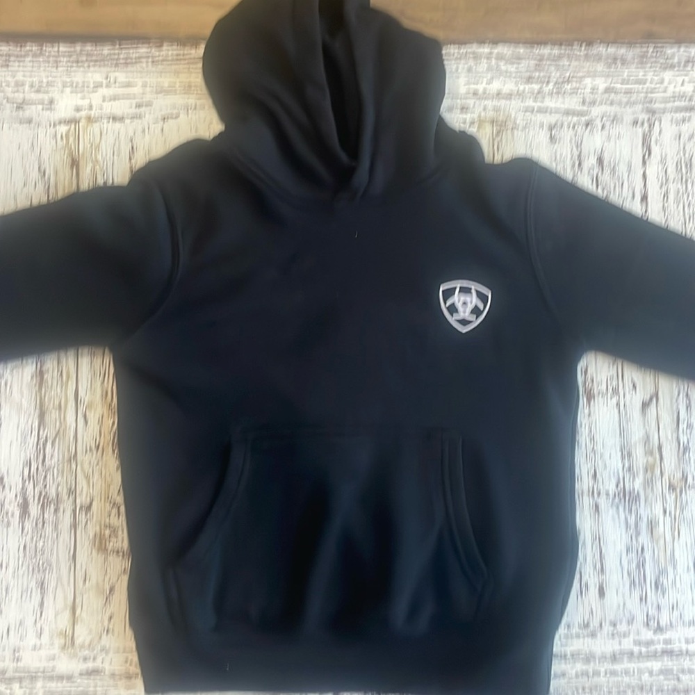 Boys Ariat Black Hoodie